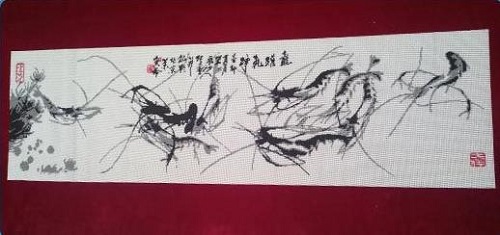 8月24日，正規(guī)手工活大批量外發(fā)加工，手工串珠兼職，付出和誠信成就事業(yè)發(fā)展，手工之家與加工人員一體向前，圖為勵志珠珠繡串珠手工產(chǎn)品剪影