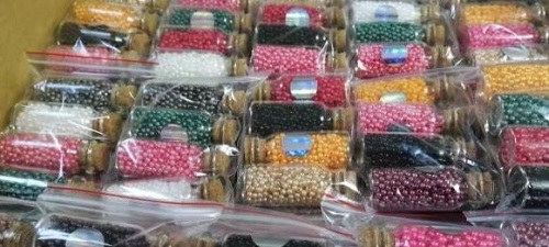 10月4日，手工兼職招聘帶回家做，手工活外發(fā)加工，積極扶持，手工之家的這個項目是很多人創(chuàng)業(yè)的好選擇，圖為勵志珠珠繡串珠手工材料剪影