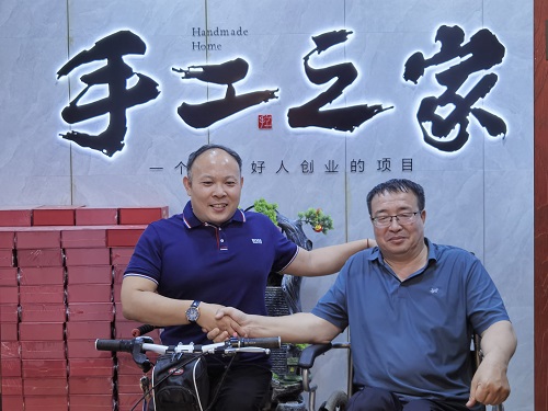 攜手前行，讓手工更好助力殘疾人事業(yè) ------ 記石家莊殘疾人協(xié)會一行到手工之家洽談交流