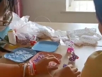 不受疫情反彈影響，踏實(shí)居家正規(guī)珠繡手工加工賺錢