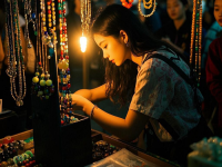 10萬補(bǔ)貼手工飾品擺攤，學(xué)會春節(jié)假期搞錢秘籍，8天收入超過半年