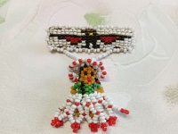 3月1日，外發(fā)手工正規(guī)平臺(tái)，兼職手工在家可做，小成本創(chuàng)業(yè)開手工加工廠、做手工傳承官，與手工之家合作，大家都有滿意的地方，圖為串珠米珠繡純手工產(chǎn)品剪影