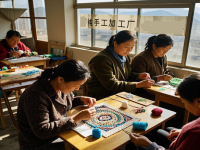 拿回家做，在家開手工加工廠做飾品類純手工，確實能掙錢