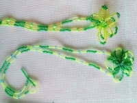 純手工串珠米珠繡產(chǎn)品展示，精美的首飾之項(xiàng)鏈