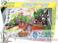 我要用五彩繽紛的小珠子串繡出美麗如畫的明天！江蘇揚(yáng)州仲女士說
