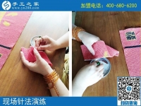 代加工手工活，讓廣東梅州市陳女士工作之余又多了一份收入