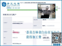 空閑時間有了，吉林白山萬女士在家里做外發(fā)手工活加工項目賺錢