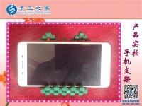 亞克力串珠手機(jī)支架 懶人專用放手機(jī)神器 各種創(chuàng)意手工均在手工之家！