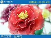 你見過這么漂亮的絲網(wǎng)花嗎？純手工制作廢物利用 花的世界花的海洋！