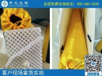 自己動手在家做美麗的珠繡畫喜鵲登枝，掛在家里很喜慶