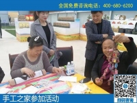 手工活之家，走進(jìn)農(nóng)商園參加活動(dòng)，郝總親自帶隊(duì)
