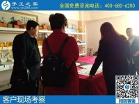 12月1日，手工活加盟項(xiàng)目，純手工活外發(fā)加工，來(lái)考察合作珠繡，手工之家接待考察加工客戶剪影
