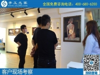 5月2日，正規(guī)加工回收手工活，可以拿回家做的手工活，就選勵志珠珠繡，手工之家接待考察合作加工客戶