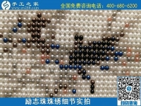 5月13日，正規(guī)手工活代理加工項(xiàng)目，靠譜的加工回收手工活，就在手工之家，勵志珠珠繡成品實(shí)拍