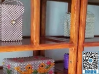 成品高大上的勵(lì)志珠珠繡，外發(fā)手工活的材料一樣干凈環(huán)保