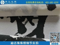 7月5日，找手工活拿回家做，這個(gè)手工活加工項(xiàng)目是怎樣保證合格率的？勵(lì)志珠珠繡成品細(xì)節(jié)實(shí)拍