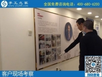 10月22日，純手工活外發(fā)加工項目受歡迎，這里的珠繡手工活是可以寄到家做的手工活，手工之家接待考察加工客戶剪影