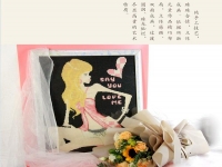 《Say you love me》這款勵(lì)志珠珠繡，歐美市場上很受歡迎！
