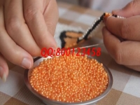 把手工活拿回家做，要掙錢，前期的針法要學(xué)好