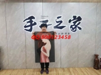5月11日，手工活拿回家做，想接正規(guī)廠家的手工活，全面了解很重要，手工之家接待考察加工客戶剪影