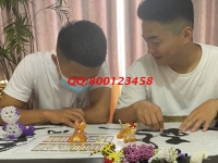 6月16日，負責郵寄到家手工活，在家做的手工活外發(fā)加工項目，勵志珠珠繡是個好選擇，手工之家接待考察合作加工客戶剪影