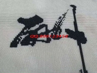 9月3日，做好珠繡外發(fā)手工活，在家做手工活掙錢，加工人員要做到這幾點(diǎn)。圖為勵(lì)志珠珠繡成品細(xì)節(jié)實(shí)拍