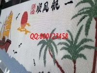 11月25日，想做手工之家的珠繡手工活代理加工項目，這個可以在家做的手工活很滿意，每次會領(lǐng)多少加工材料？圖為勵志珠珠繡成品細(xì)節(jié)實拍