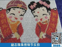 找手工活拿回家做，許多人選擇這份勵志珠珠繡加工手工活