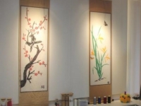 梅蘭竹菊主題珠繡，藝術(shù)內(nèi)核，手工制作，既裝扮生活又帶來財(cái)富